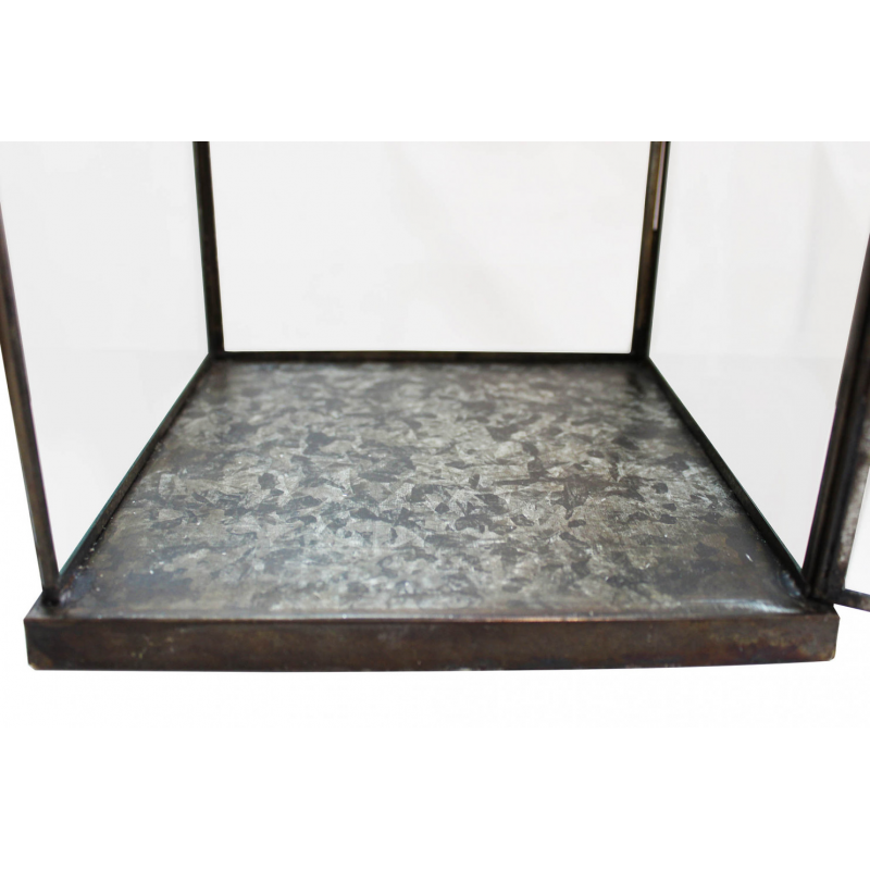 Lanterna Karrie media metallo elegante per casa e giardino