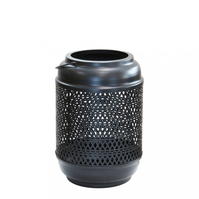 Lanterna Karen grande metallo elegante per casa e giardino