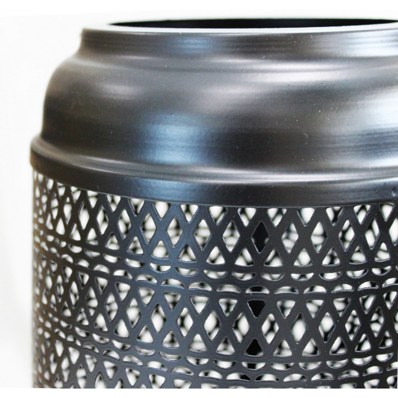 Lanterna Karen grande metallo elegante per casa e giardino