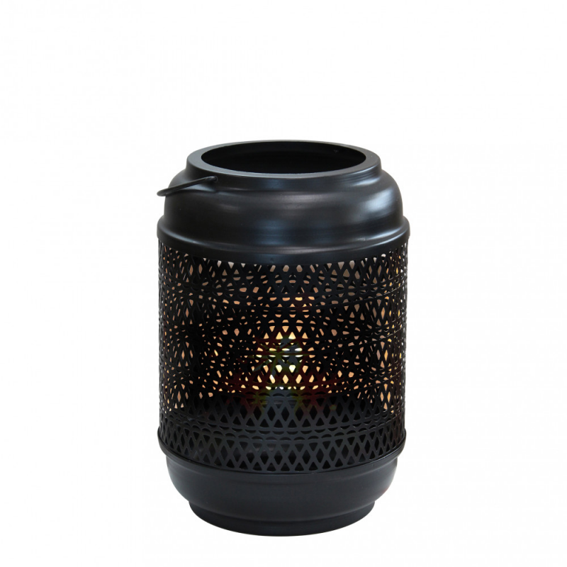 Lanterna Karen grande metallo elegante per casa e giardino