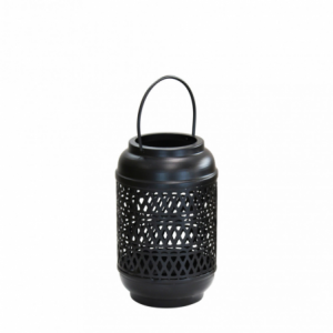 Lanterna Karen piccola metallo elegante per casa e giardino
