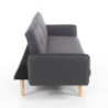 Divano letto Dede Tomasucci grigio clic clac L190×P90×H80 cm — levanteshop.it