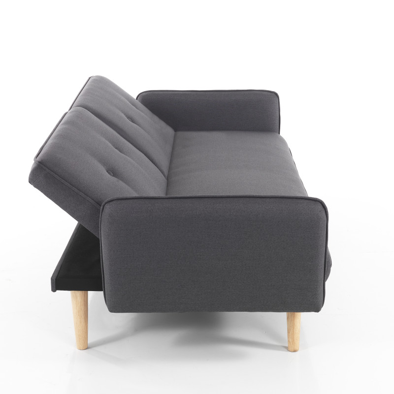 Divano letto Dede Tomasucci grigio clic clac L190×P90×H80 cm — levanteshop.it