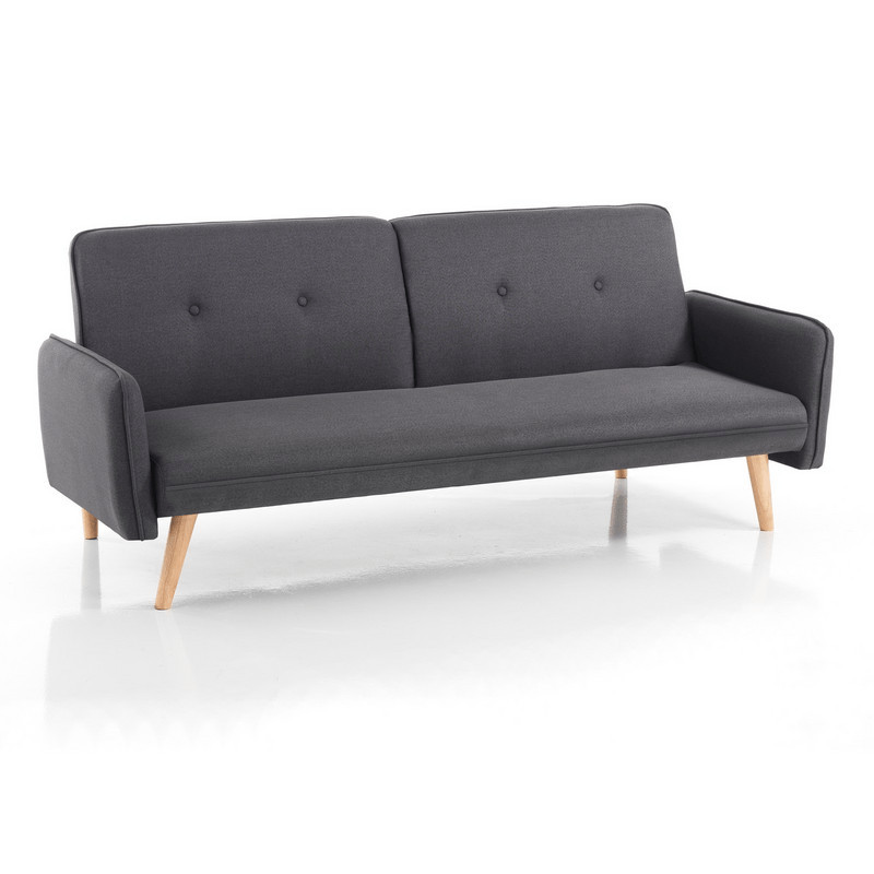Divano letto Dede Tomasucci grigio clic clac L190×P90×H80 cm — levanteshop.it