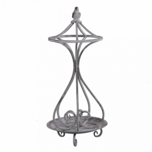 Portaombrelli Annie bianco ossidato - Eleganza shabby e funzionalità