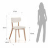 Sedia Varm Evolution Wood 86 X 67 X 12,5 Cm