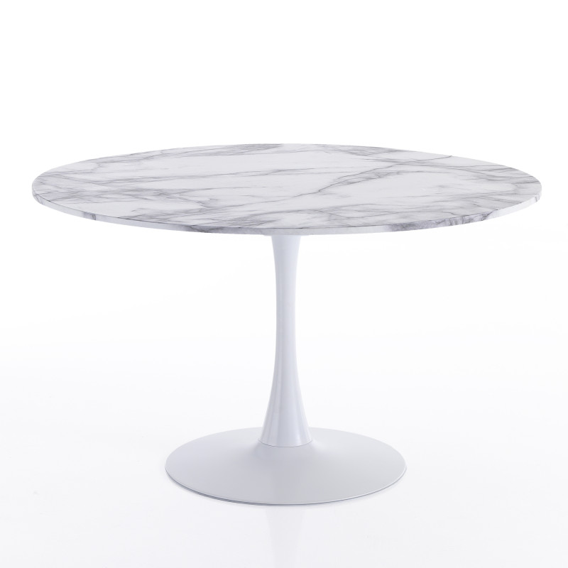 Tavolo Rotondo Kyoto 120 Marlbe 126 X 126 H7 Cm