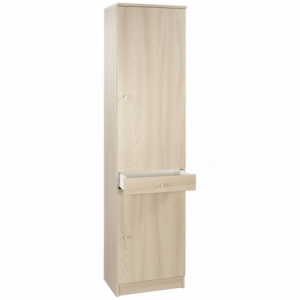 Zoom COLONNA a 2 ANTE con 1 cassetto OLMO CHIARO