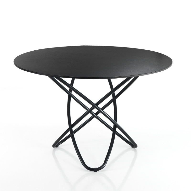 Tavolo Hula Hoop Ardesia 116 X 116 H.6 Cm