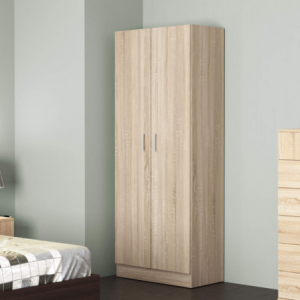 Zoom ARMADIO 2 ANTE LEOPOLD QUERCIA CHIARO