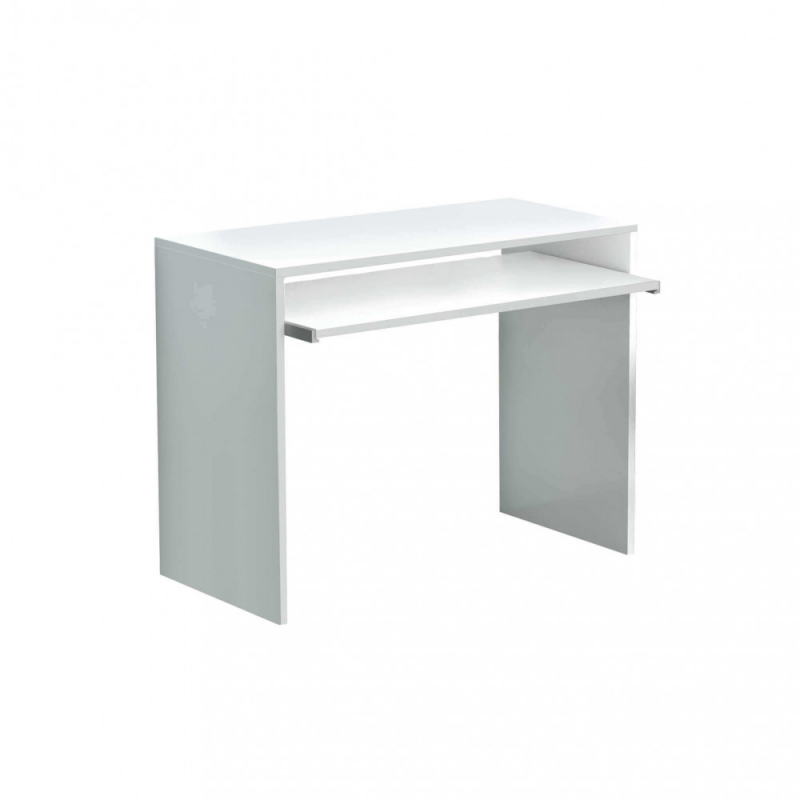 Porta PC Perry bianco moderno e compatto per ufficio casa