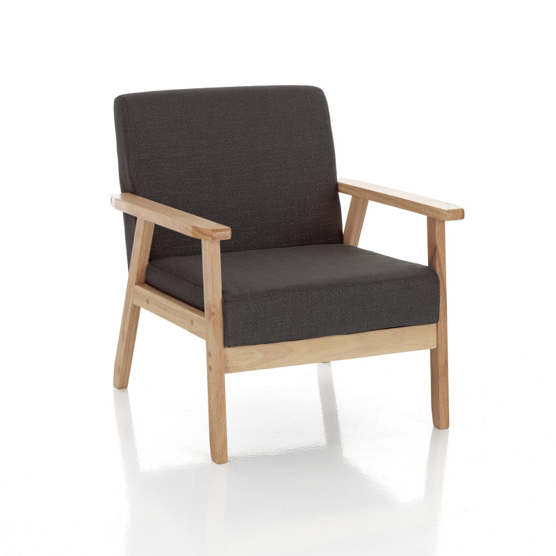 Poltrona Teresa Dark Grey 64 X 54 H32,5 Cm