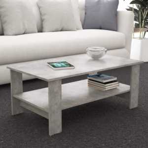 Zoom TAVOLINO SALOTTO MATCH GRIGIO EFFETTO CEMENTO