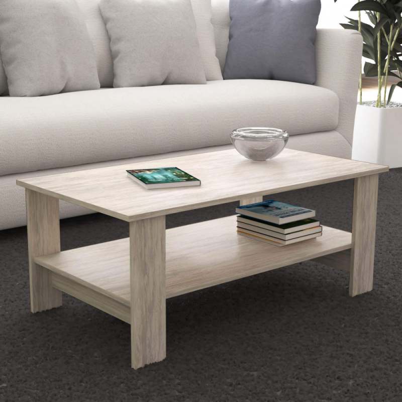 Tavolino Salotto Match pino chiaro moderno soggiorno casa