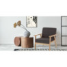 Poltrona Teresa Dark Grey 64 X 54 H32,5 Cm