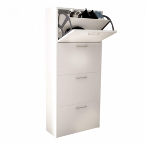 Zoom SCARPIERA MOLLY 4 ANTE A RIBALTA BIANCO