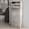 Scarpiera Molly 4 ante ribalta grigio cemento moderna casa