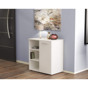 Zoom MOBILETTO 1 ANTA E 3 MENSOLE MARK BIANCO