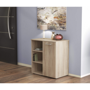 Zoom MOBILETTO 1 ANTA E 3 MENSOLE MARK OLMO CHIARO