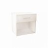 Comodino Nightstand bianco moderno per camera da letto