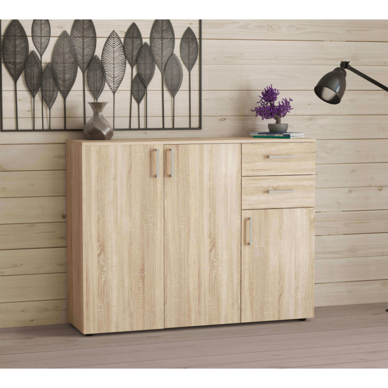 Mobile Flexi quercia chiaro moderno salvaspazio per casa