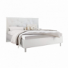 LETTO IMBOTTITO 160X200 BIANCO LEONARDO