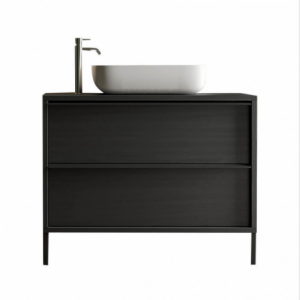 BAGNO A TERRA CM 92 NERO BRUCIATO FRANCESCO