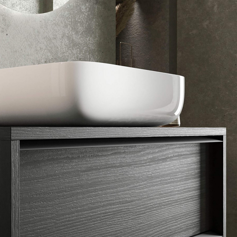 BAGNO A TERRA CM 92 NERO BRUCIATO FRANCESCO