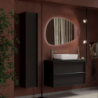 BAGNO SOSPESO CM 92 NERO BRUCIATO FRANCESCO