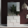 BAGNO A TERRA CM 100 BIANCO LUCIDO LORENZO