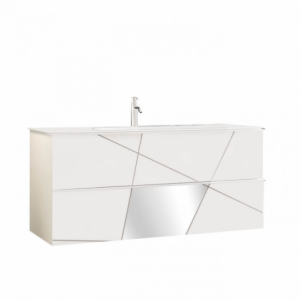 BAGNO SOSPESO CM 100 BIANCO LUCIDO LEONARDO