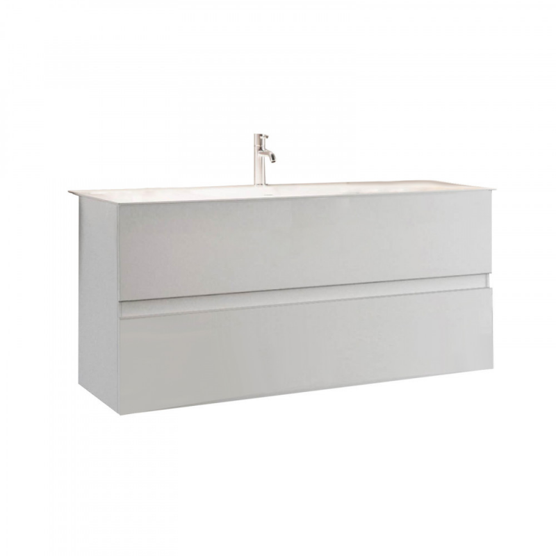 BAGNO SOSPESO CM 100 BIANCO LUCIDO RICCARDO