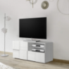 BASE TV PICCOLA BIANCO LUCIDO LORENZO