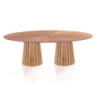 Tavolo Ovale Volga Wood 198 X 115 H6,5 Cm