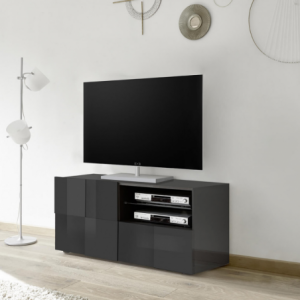 Zoom BASE TV PICCOLA GRIGIO LUCIDO LORENZO