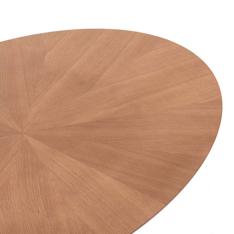 Tavolo Ovale Volga Wood 198 X 115 H6,5 Cm