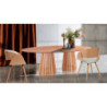 Tavolo Ovale Volga Wood 198 X 115 H6,5 Cm
