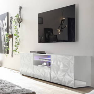 Zoom BASE TV GRANDE BIANCO LUCIDO ANDREA