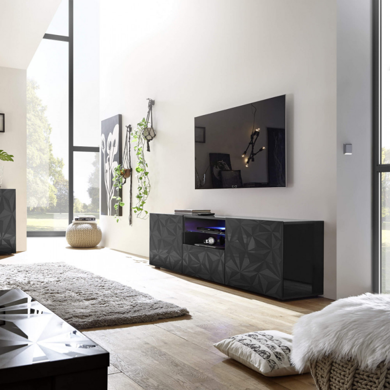 BASE TV GRANDE GRIGIO LUCIDO ANDREA