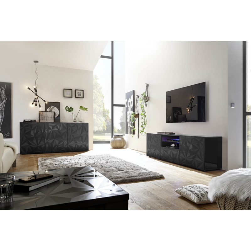 BASE TV GRANDE GRIGIO LUCIDO ANDREA