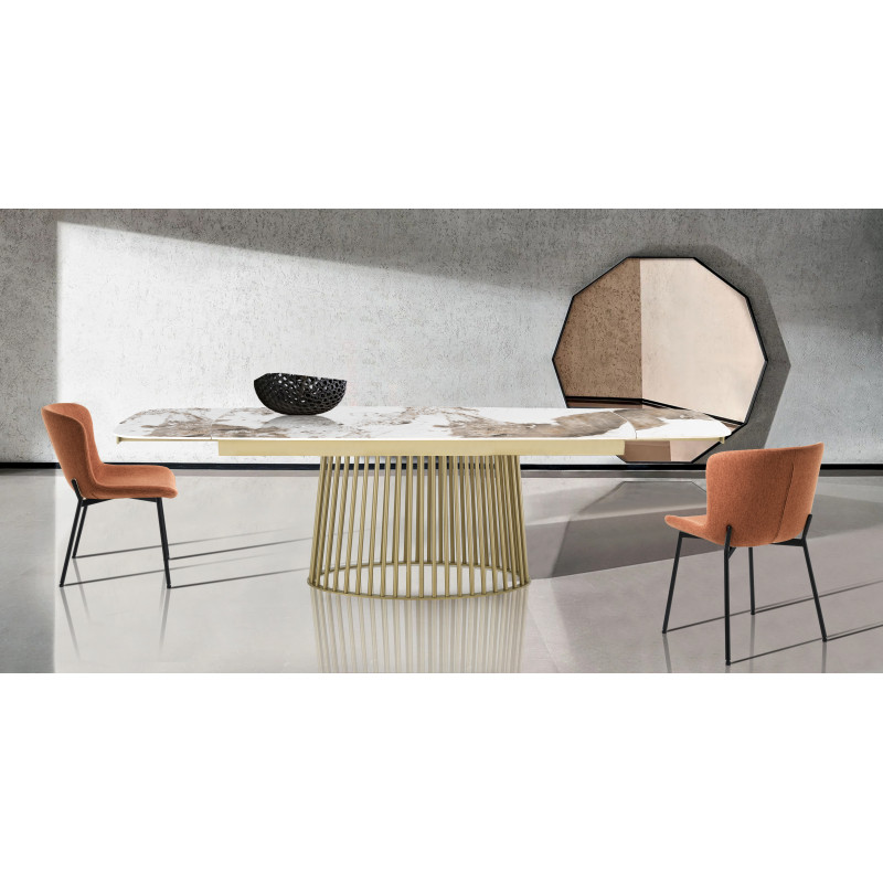 Tavolo Allungabile Cage 1  185 X 94 H.5 Cm