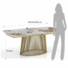 Tavolo Allungabile Cage 1  185 X 94 H.5 Cm