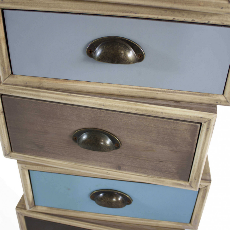 Cassettiera Colorado 4 cassetti stile moderno compatta e robusta