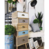 Cassettiera Colorado 4 cassetti stile moderno compatta e robusta