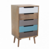 Cassettiera Darwin 4 cassetti stile moderno compatta e versatile