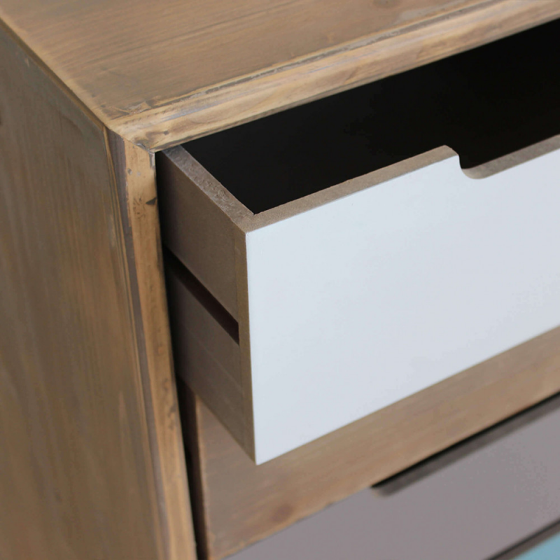 Cassettiera Darwin 4 cassetti stile moderno compatta e versatile