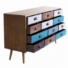 Mobile Jasper con cassetti stile moderno compatto e versatile