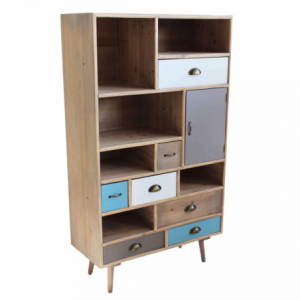 Mobiletto Perth moderno naturale per cucina casa