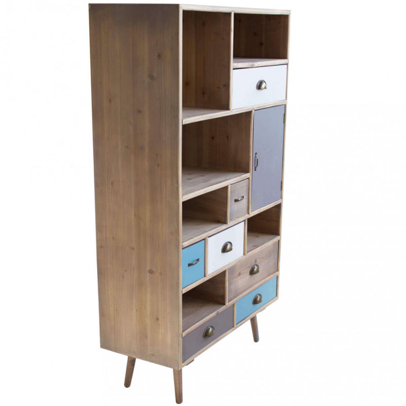 Mobiletto Perth moderno naturale per cucina casa
