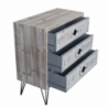 MOBILETTO 3 CASSETTI CON GAMBE IN FERRO